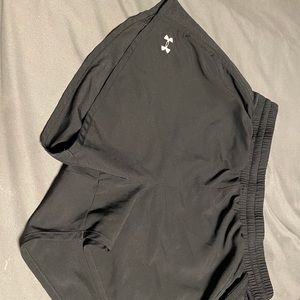 Shorts with built in underwear